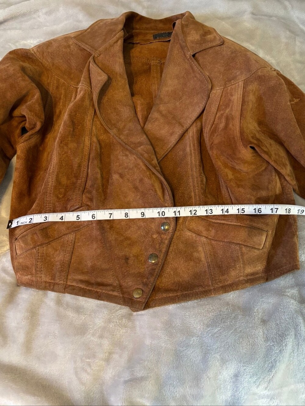 Cropped Brown Sturgis Custom Leather Jacket